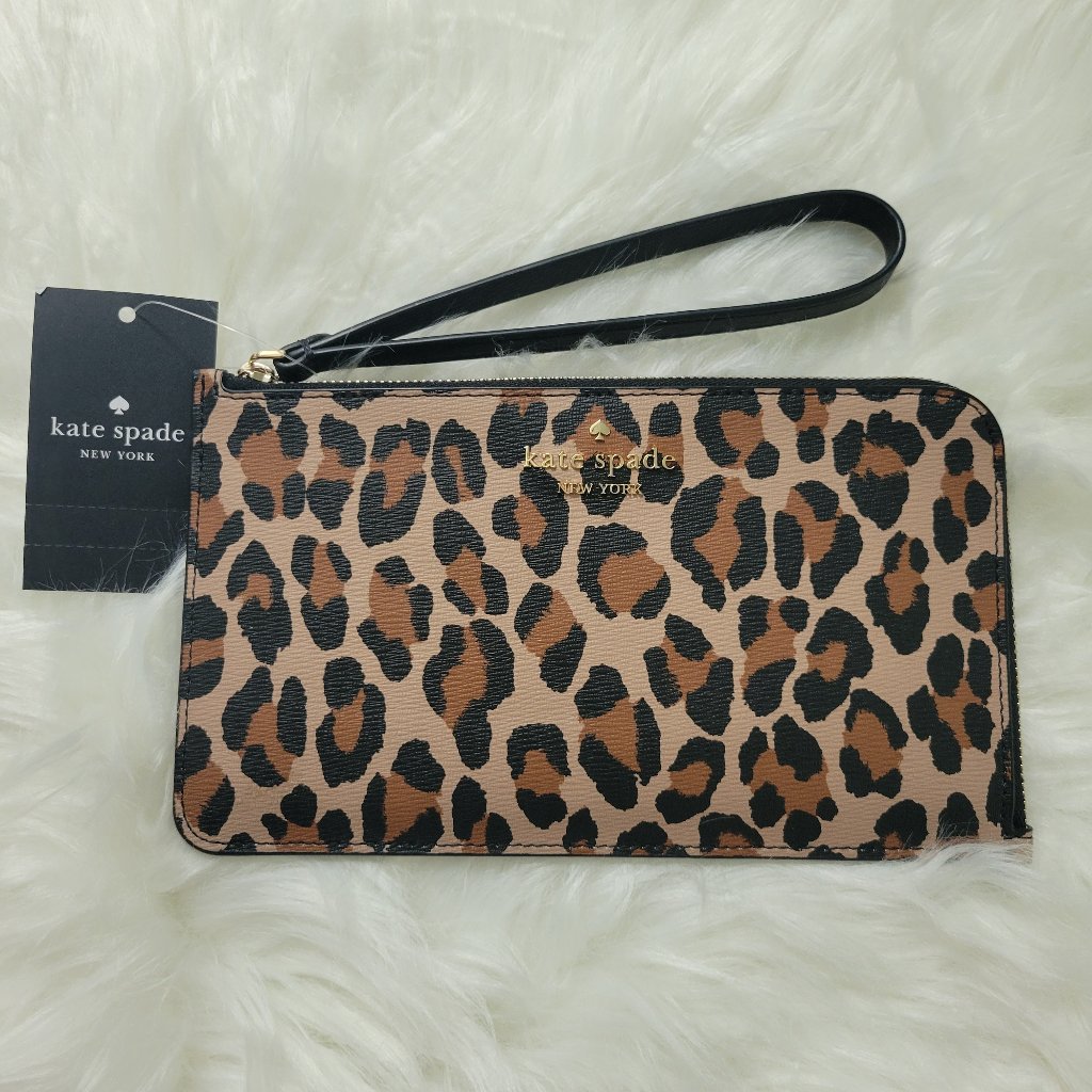 Kate Spade Leopard Print Wristlet